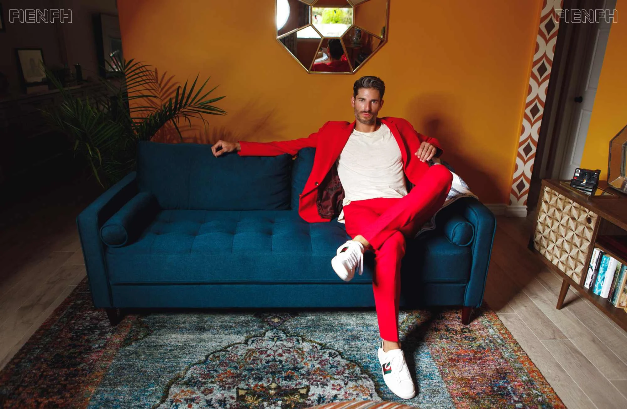 Lifestyle editorial, styled interior set