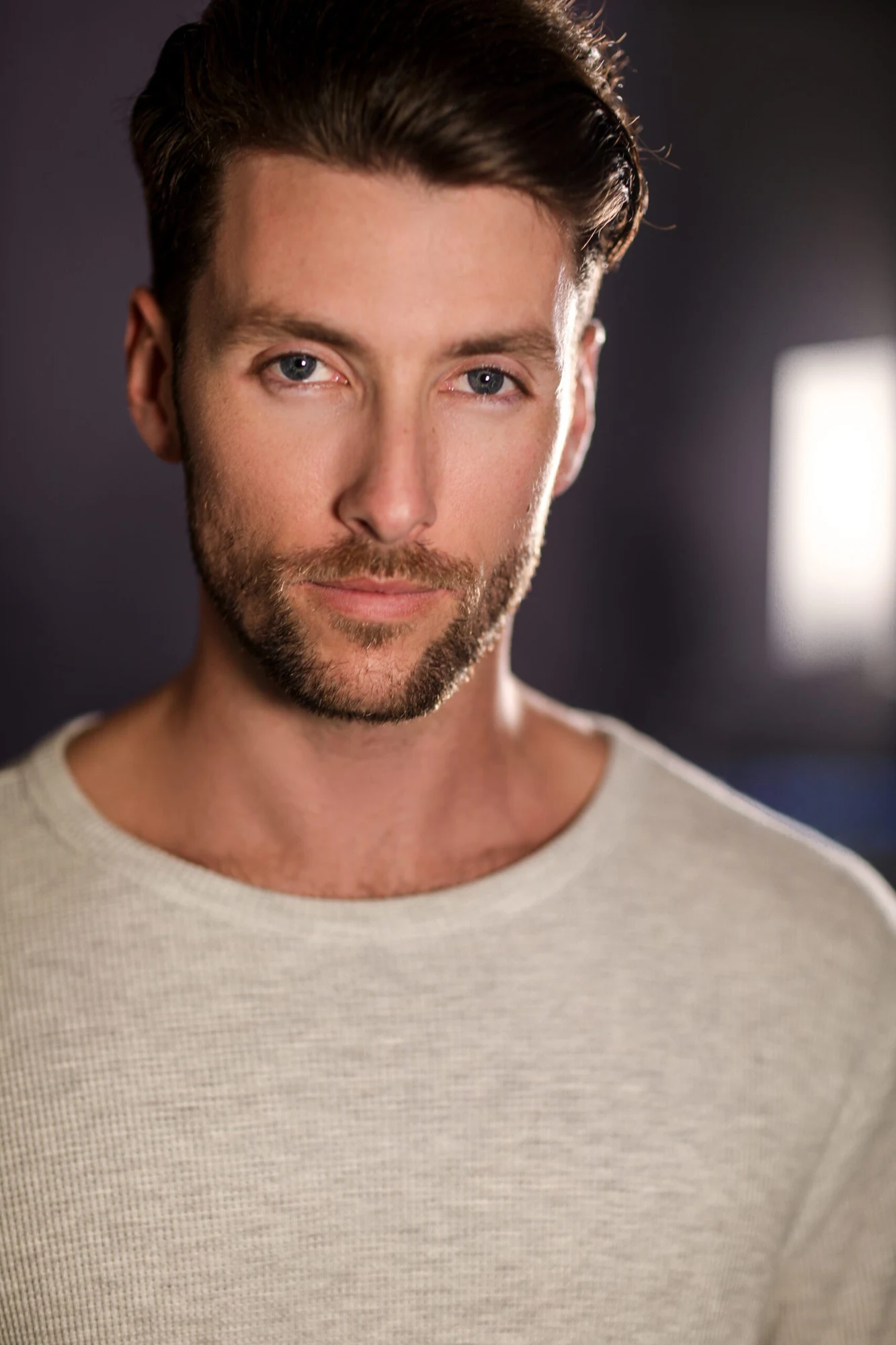 Actor headshot, casual styling